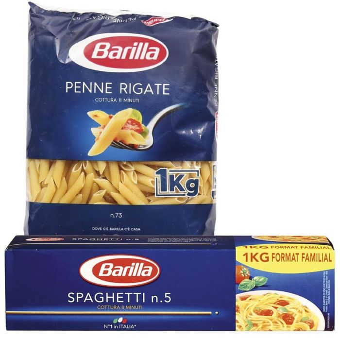 Spaghetti, linguine, penne rigate ou tortiglioni