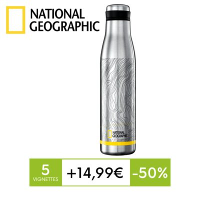 Bouteille thermos inox National Geographic