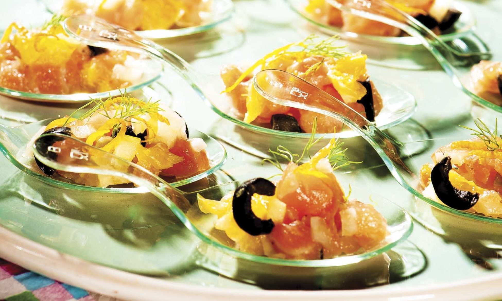recette Tartare de saumon, fenouil et orange